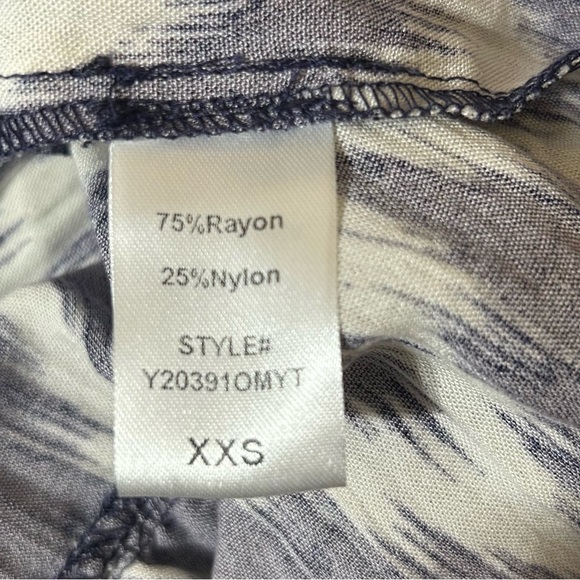 Tuckernuck Pomander Place Kenzo Dress Navy White Ikat Tiered Preppy Shift XXS - Picture 11 of 12